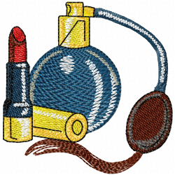 Makeup Embroidery Design 9 Makeup Embroidery Design 9